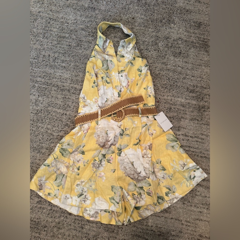 ZIMMERMANN Acacia Halter Playsuit - Picture 2 of 7